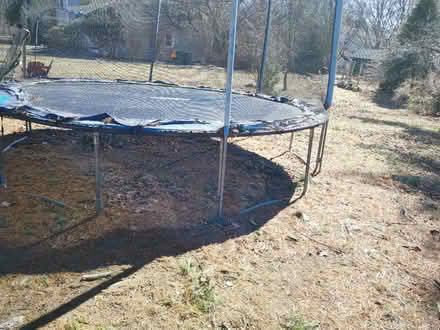 Photo of free Zupapa 15' trampoline (Hunter Ln & Spring Valley Rd) #2