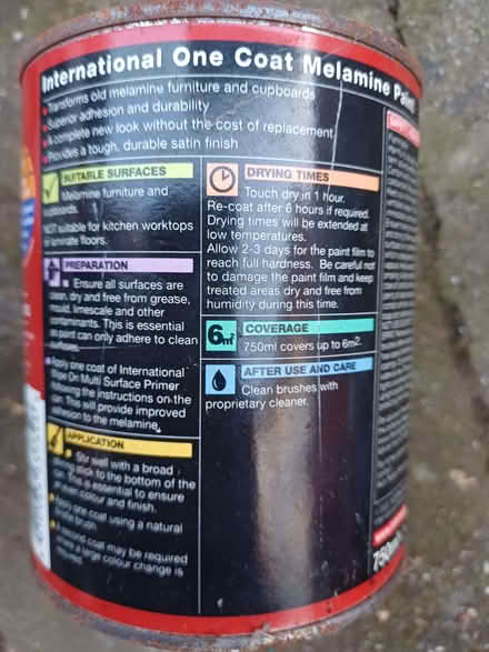 Photo of free Melamine paint. (Chichester PO19) #2