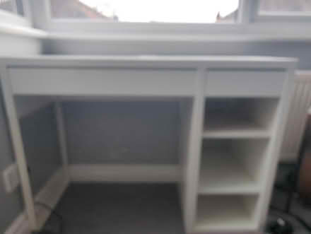 Photo of free White IKEA desk (Stretford) #1