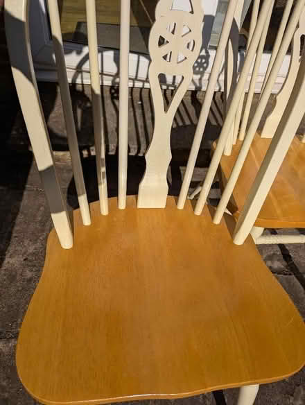 Photo of free 2 wooden kitchen chairs (Sutton Pools OX14) #2