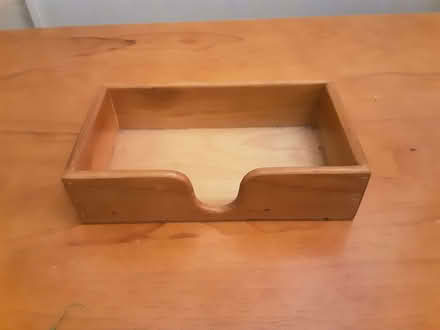 Photo of free Small wooden paper holder (Old Headington OX3) #1