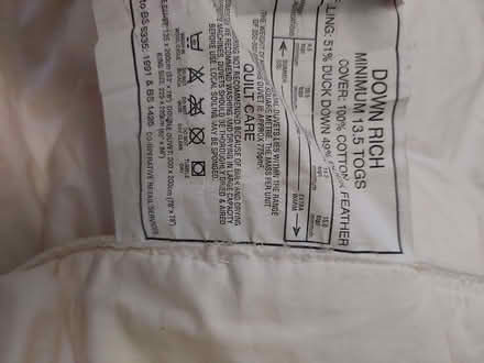 Photo of free Double duvet (Surrey Heath GU16) #2