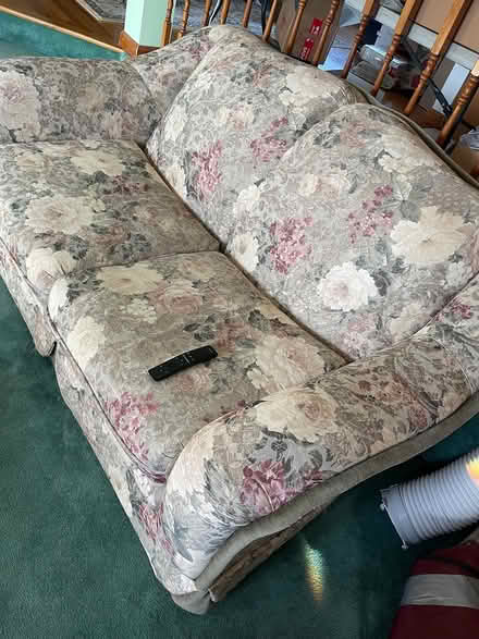 Photo of free Sofa love seat 2 coffee1 end table (Marlboro) #3