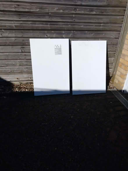 Photo of free Glossy white plastic coated mdf panels (Alresford CO7) #3