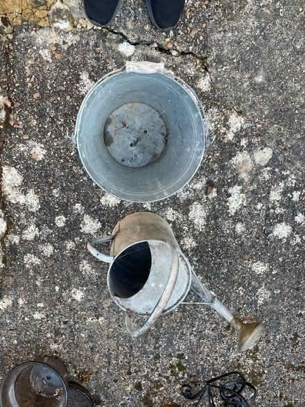 Photo of free Metal bucket and watering can (Lindfield RH16) #1