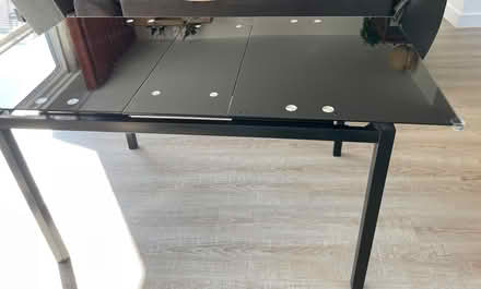 Photo of free Extendable black table (Mitcham's Corner CB4) #2