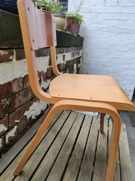 Photo of free Small wooden child school chair (Glasgow West End) #2