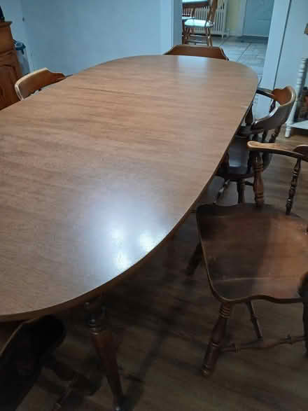 Photo of free Dinning table with 6 chairs (Downtown Erie) #3