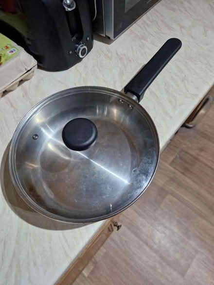 Photo of free Ikea 24cm 9" Frying Pan with lid (Whitnash CV31 2) #1