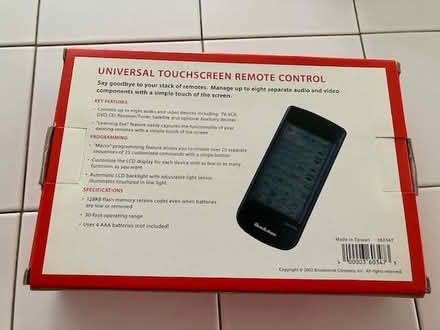 Photo of free Touch-Screen Remote (Cupertino De anza) #2