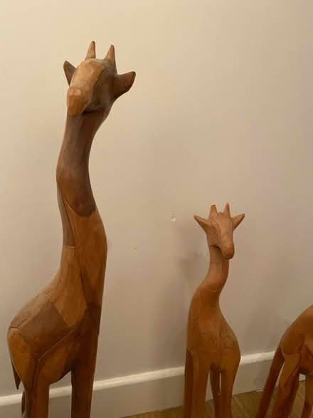 Photo of free 3 wooden giraffe ornaments (Steventon) #3