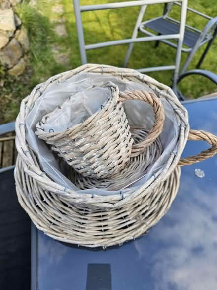 Photo of free Wicker planters (S7 Millhouses) #1