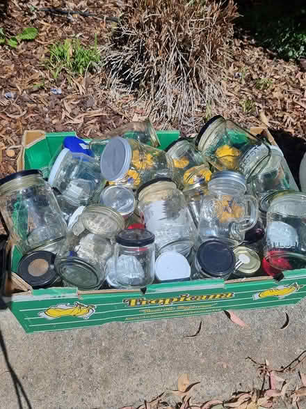 Photo of free Assorted glass jars with lids (78 Bourne St Cook ACT) #1