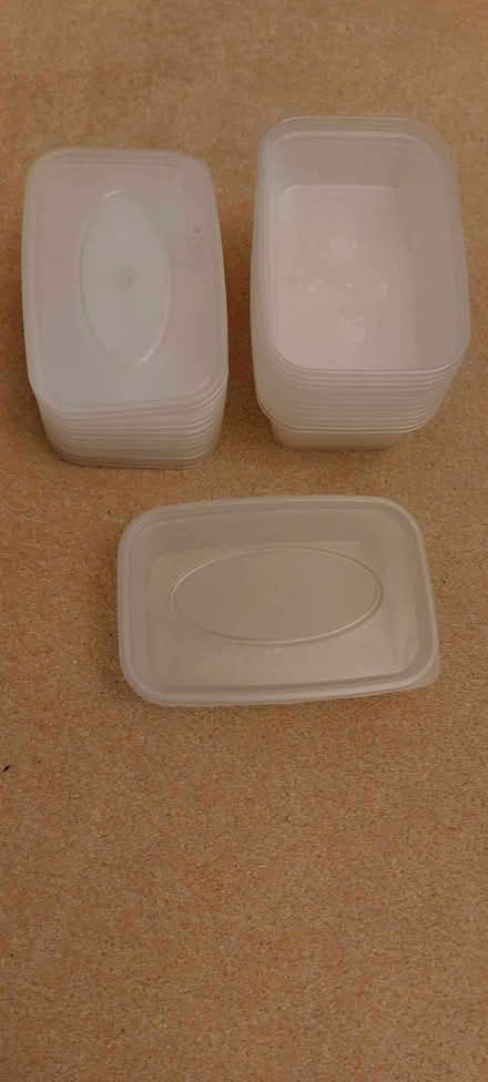 Photo of free 12 Plastic takeaway boxes with lids (Sutton Coldfield B73) #1