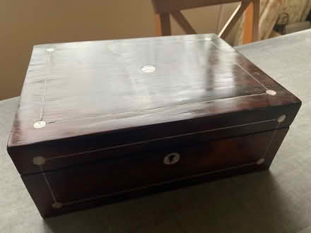 Photo of free Partially restored antique needlework box (Wellacre Technology College M41) #1