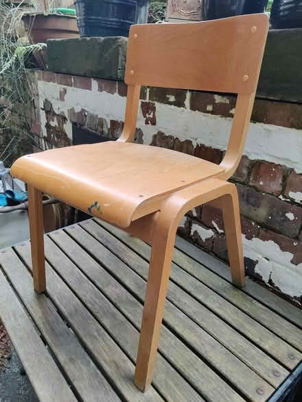 Photo of free Small wooden child school chair (Glasgow West End) #3