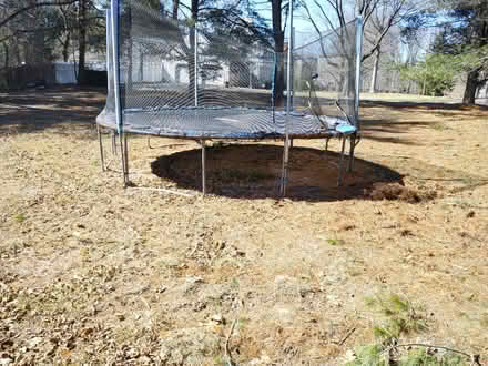 Photo of free Zupapa 15' trampoline (Hunter Ln & Spring Valley Rd) #1