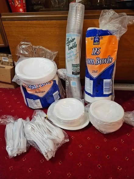 Photo of free Disposable Plates, Bowls and Cups (Ibstock LE67) #1