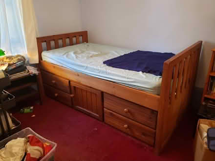 Photo of free Twin captains bed (n. oakland) #1