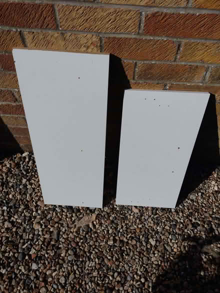 Photo of free Glossy white plastic coated mdf panels (Alresford CO7) #1