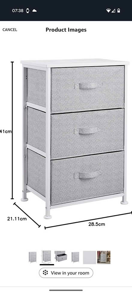 Photo of free 3 drawer unit (Battle TN33) #2