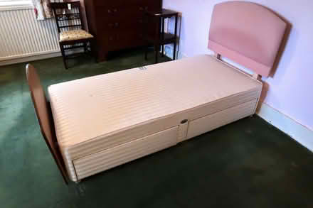 Photo of free Single sprung divan storage bed (Signet OX18) #1