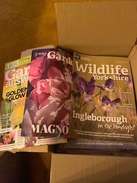 Photo of free Box of magazines gardening/wildlife (Haworth BD22) #1