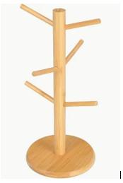 Photo of wooden mug tree stand (Lexden CO3) #1
