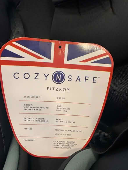 Photo of free Car seat (Harrogate HG1) #1