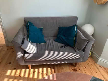 Photo of free 4 seater sofa and matching cuddler chair (Welling DA16) #1