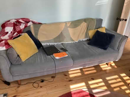 Photo of free 4 seater sofa and matching cuddler chair (Welling DA16) #2