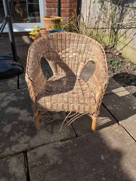 Photo of free Toddler wicker chair (BN43) #1