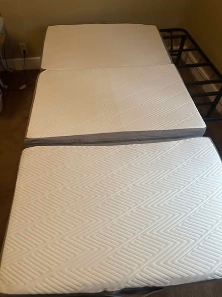 Photo of free Platform bed frame (East Dayton) #1