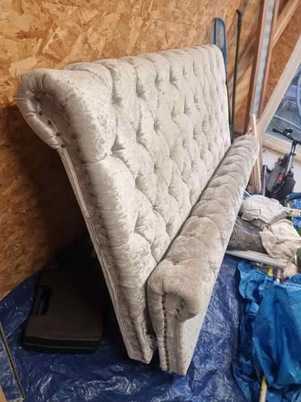 Photo of free Crushed Velvet bed frame (Erith DA8) #4