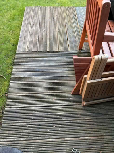 Photo of free 3.5m square decking in good condition (Cam GL11) #1