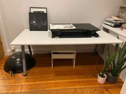 Photo of free Large white ikea desk (Gipsy Hill SE19) #2