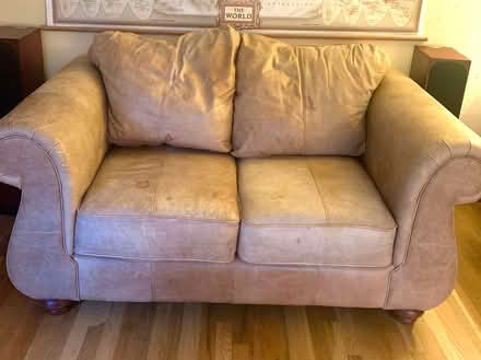 Photo of free Leather sofa and loveseat (Tigard) #2