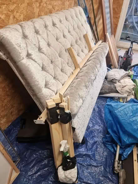 Photo of free Crushed Velvet bed frame (Erith DA8) #3