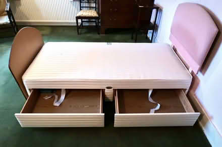 Photo of free Single sprung divan storage bed (Signet OX18) #4