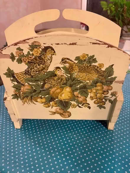 Photo of free Wooden Magazine Rack (Lewistown, MD) #1