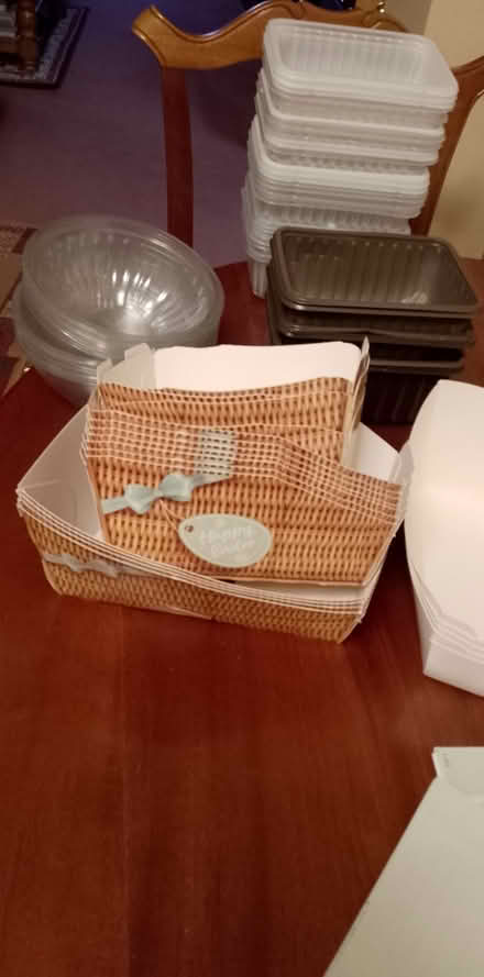 Photo of free Plastic & cardboard containers (Roffey Horsham) #1