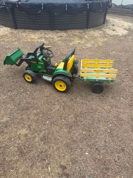 Photo of free John deer kids tractor (Belford) #1