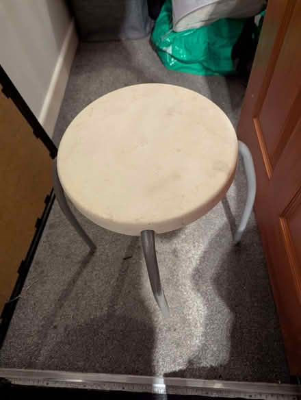 Photo of free Ikea stool - white (Altrincham WA15) #1