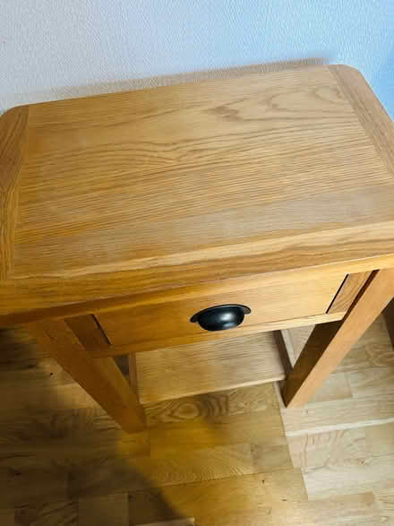 Photo of free Solid Oak Tall Side Table (Rose Grove BB12) #1