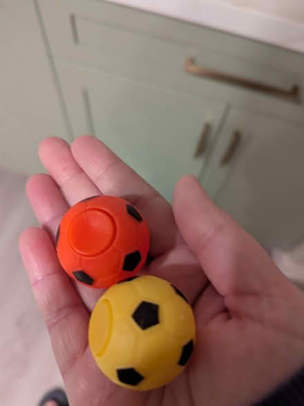 Photo of free Soccer ball fidget spinners (near Central Park) #1