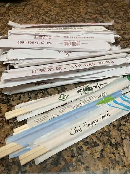 Photo of free Take Out Chopsticks (South Downers Grove near YMCA) #2