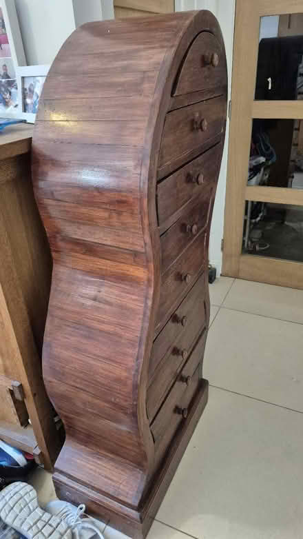 Photo of free Teak chest of drawers (Hare hatch RG10) #2