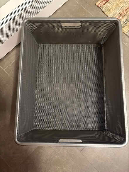 Photo of free Elfa silver mesh basket/drawer (Ossining) #1