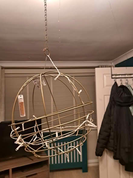 Photo of free Hanging metal ball with lights (Altrincham WA15) #1