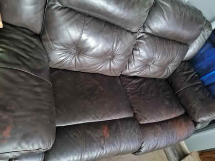 Photo of free Recliner two seater sofa (Little brickhill Mk179ng) #2